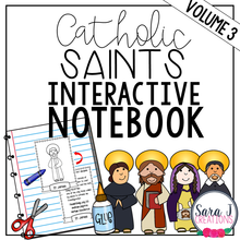 Load image into Gallery viewer, Catholic Saints Interactive Notebook Volume 3