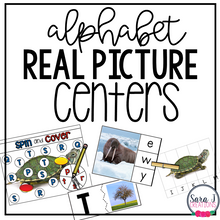 Load image into Gallery viewer, Alphabet Centers with Real Pictures