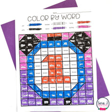 Load image into Gallery viewer, Winter Editable Color by Sight Word Mystery Picture