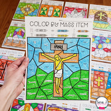 Load image into Gallery viewer, Color by Catholic Mass Objects