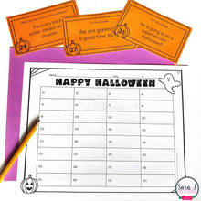 Load image into Gallery viewer, Halloween ELA Task Cards - Parts of Speech, Punctuation, Contractions