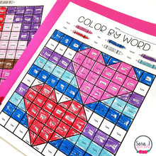 Load image into Gallery viewer, Winter Editable Color by Sight Word Mystery Picture