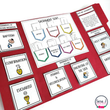 Load image into Gallery viewer, 7 Sacraments Catholic Lapbook