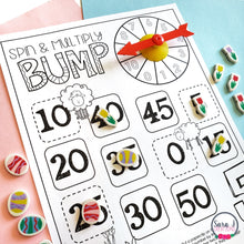 Load image into Gallery viewer, Spring Easter Multiplication BUMP Games