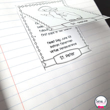 Load image into Gallery viewer, Catholic Saints Interactive Notebook Volume 2