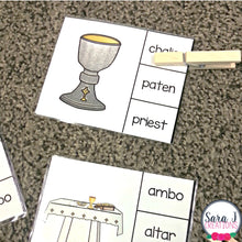 Load image into Gallery viewer, Catholic Mass Item Clip Cards