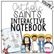 Load image into Gallery viewer, Catholic Saints Interactive Notebook Volume 2