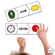 Load image into Gallery viewer, 2d and 3d Shapes Math Centers