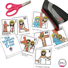 Load image into Gallery viewer, Stations of the Cross Mini Book
