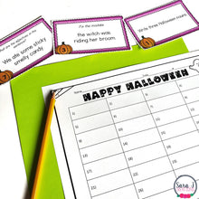 Load image into Gallery viewer, Halloween ELA Task Cards - Parts of Speech, Punctuation, Contractions