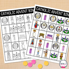 Load image into Gallery viewer, Catholic Advent Bingo
