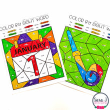 Load image into Gallery viewer, Editable Color by Sight Word - Winter Version