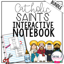 Load image into Gallery viewer, Catholic Saints Interactive Notebook BUNDLE