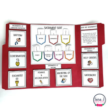 Load image into Gallery viewer, 7 Sacraments Catholic Lapbook
