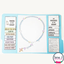 Load image into Gallery viewer, Rosary Lapbook