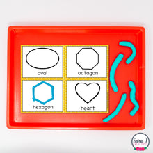 Load image into Gallery viewer, 2d and 3d Shapes Math Centers
