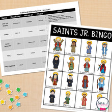 Load image into Gallery viewer, Catholic Saints Junior Bingo Volume 2