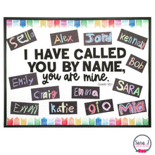 Load image into Gallery viewer, Student Name Catholic Bulletin Board - Back to School