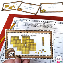 Load image into Gallery viewer, Fall Math Task Cards - Place Value