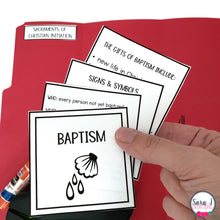 Load image into Gallery viewer, 7 Sacraments Catholic Lapbook