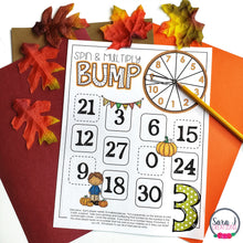 Load image into Gallery viewer, Fall Multiplication BUMP Games