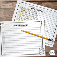 Load image into Gallery viewer, Winter Themed ELA Task Cards - Punctuation, Parts of Speech, Fix the Sentence