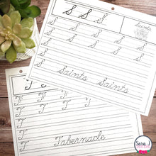 Load image into Gallery viewer, Catholic Handwriting Practice