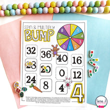 Load image into Gallery viewer, Spring Easter Multiplication BUMP Games