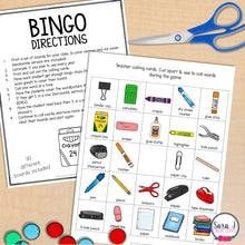 Load image into Gallery viewer, Back to School Bingo