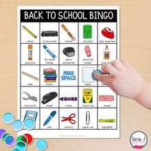 Load image into Gallery viewer, Back to School Bingo