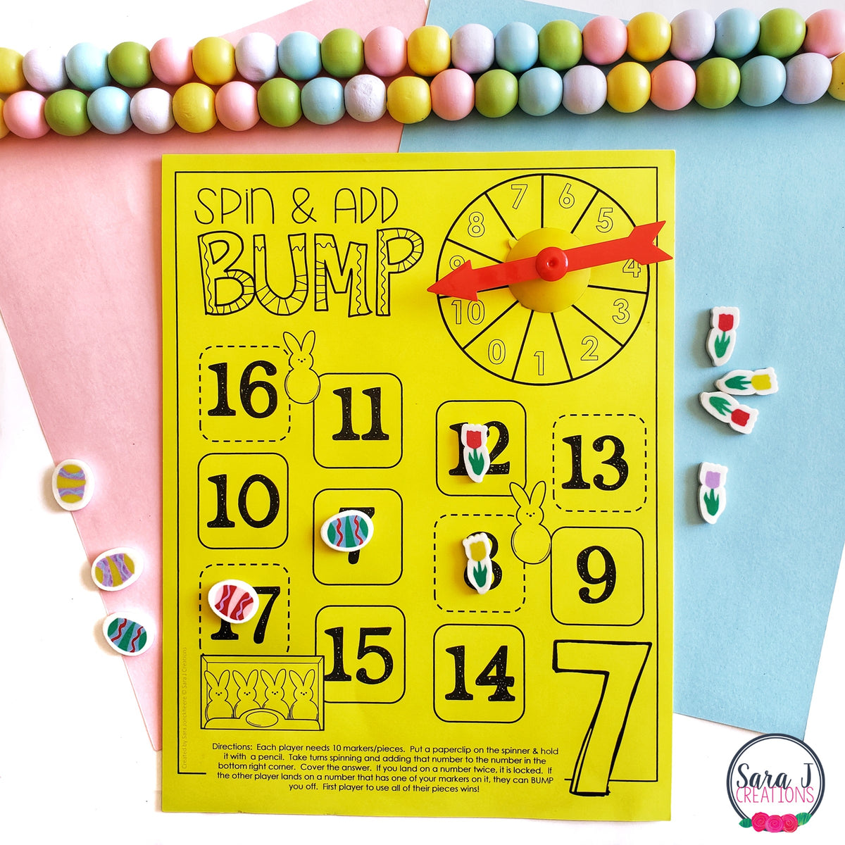 Easter Spring Addition BUMP Games – Sara J Creations