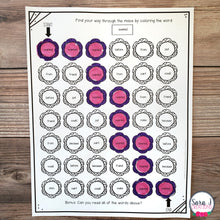 Load image into Gallery viewer, Sight Word Mazes May Flowers for Spring EDITABLE