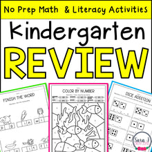 Load image into Gallery viewer, Summer Review Kindergarten