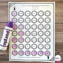 Load image into Gallery viewer, Sight Word Mazes May Flowers for Spring EDITABLE