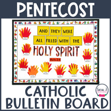 Load image into Gallery viewer, Pentecost Confirmation Catholic Bulletin Board