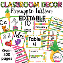 Load image into Gallery viewer, Pineapple Classroom Decor