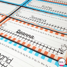 Load image into Gallery viewer, Turquoise Blue and Red Classroom Decor