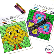 Load image into Gallery viewer, Editable Color by Sight Word Mystery Picture BUNDLE