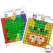 Load image into Gallery viewer, Editable Color by Sight Word Mystery Picture - Spring Version