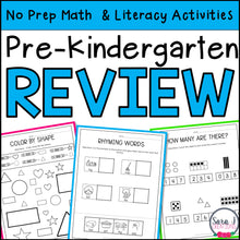 Load image into Gallery viewer, Summer Review Pre K - Preschool
