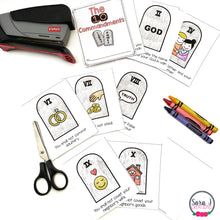 Load image into Gallery viewer, The Ten Commandments Mini Book