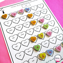 Load image into Gallery viewer, Editable Color by Sight Word Heart Mazes for Valentine's Day