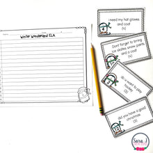Load image into Gallery viewer, Winter Themed ELA Task Cards - Punctuation, Parts of Speech, Fix the Sentence