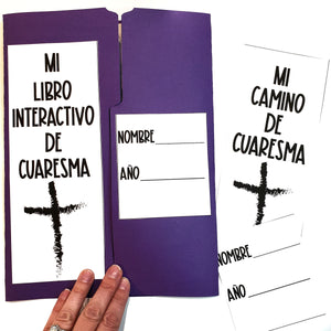 Lent Lapbook BUNDLE Spanish English Catholic