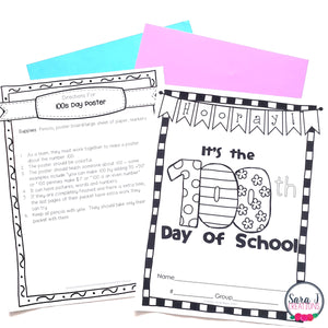 100th Day of School Activities Centers
