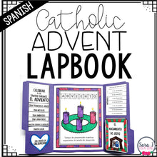 Load image into Gallery viewer, Advent Lapbook Spanish Catholic

