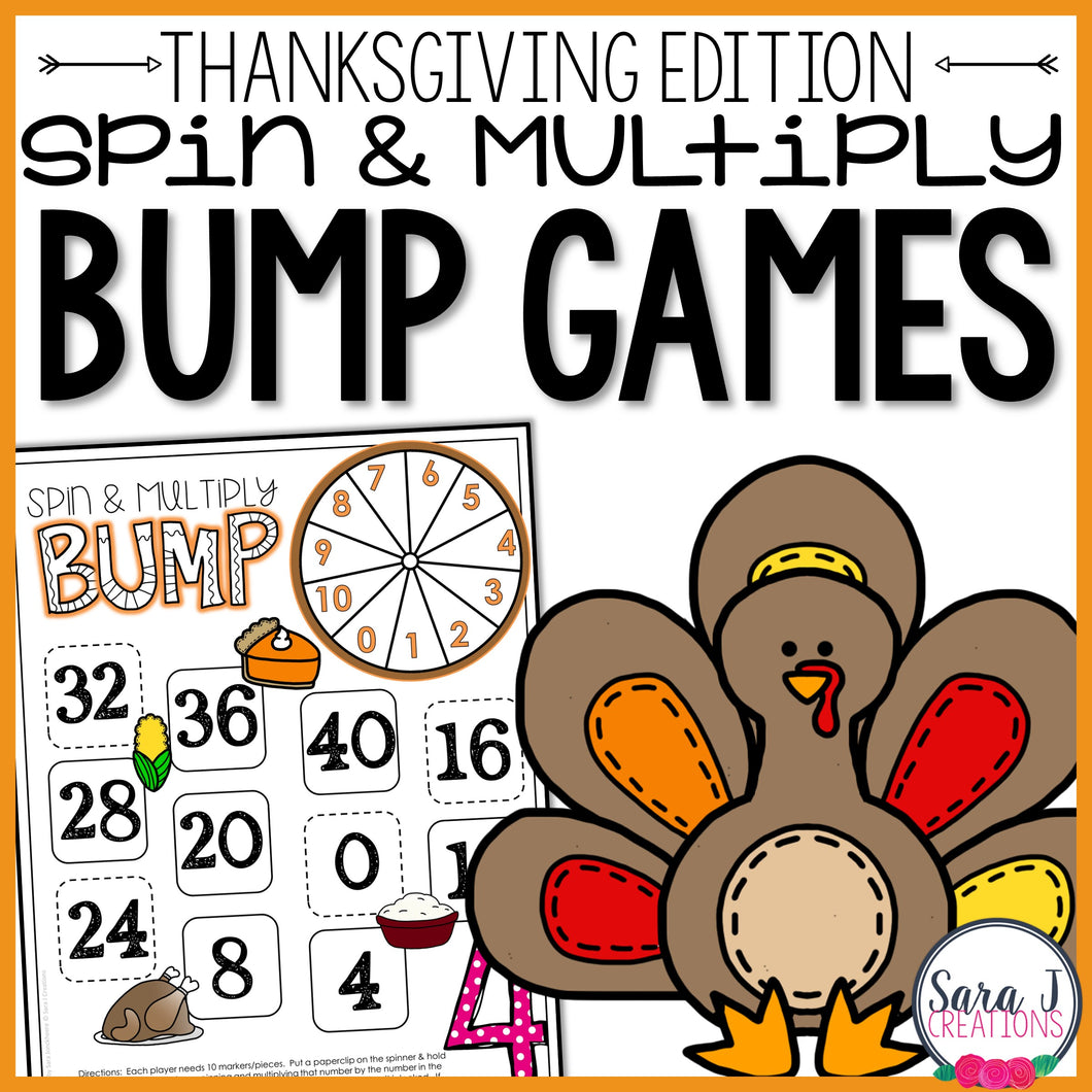 Thanksgiving Multiplication Bump Games