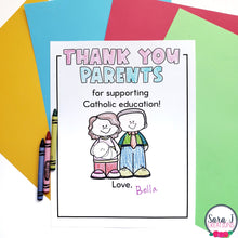 Load image into Gallery viewer, Catholic Schools Week Thank You Notes
