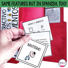 Load image into Gallery viewer, 7 Sacraments Lapbook Bundle Spanish and English
