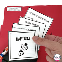 Load image into Gallery viewer, 7 Sacraments Lapbook Bundle Spanish and English
